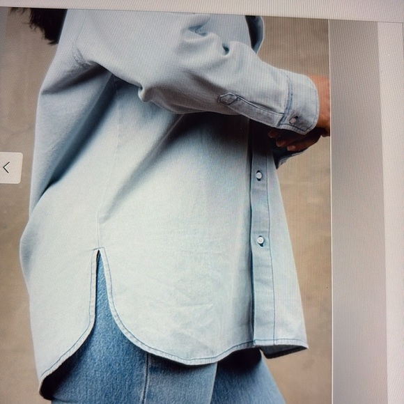 Able Harris Oversized Button Down Shirt M - Picture 3 of 11